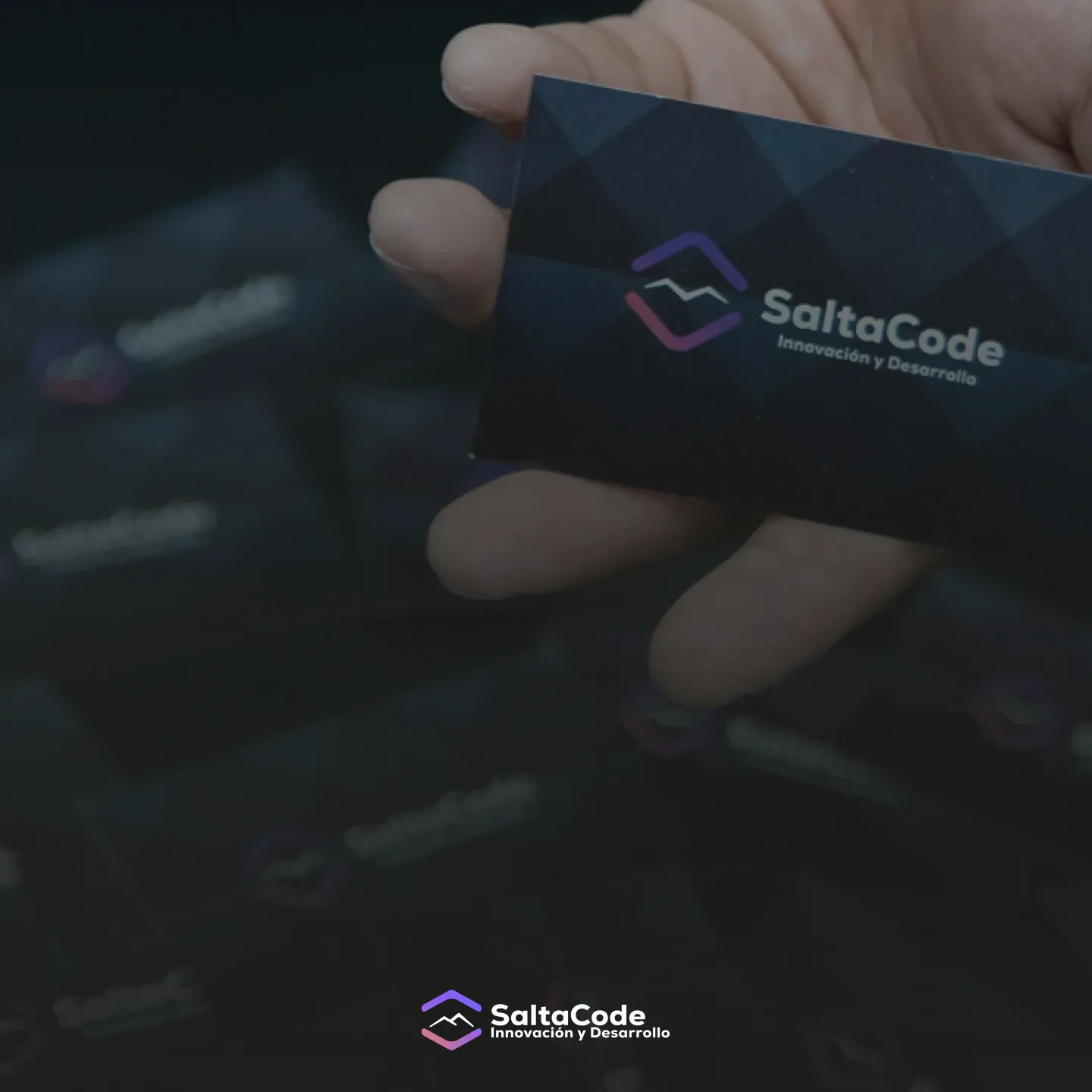 Tarjeta de presentación de SaltaCode